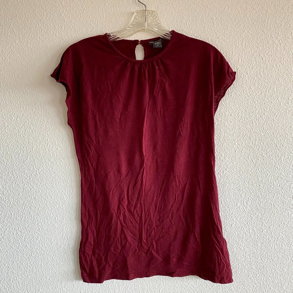 banana republic cap sleeve shirt (size M)